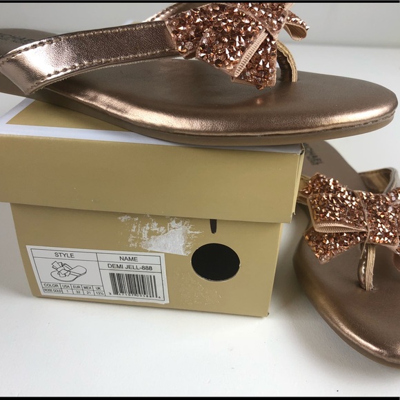 Michael Kors Demi Jell Sandals Demi Glitter Bow - Picture 6 of 6